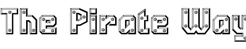 Font : Girder-Regular Custom Text : The Pirate Way Test your own text here Click to download or to view this font on a tshirt that can be custom printed in Bali