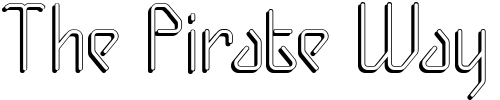 Font : Gizmo---Shade Custom Text : The Pirate Way Test your own text here Click to download or to view this font on a tshirt that can be custom printed in Bali