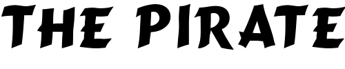 Font : Gizmo-SSi Custom Text : The Pirate Way Test your own text here Click to download or to view this font on a tshirt that can be custom printed in Bali