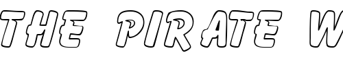 Font : GizmoOutlineCapsSSK-Regular Custom Text : The Pirate Way Test your own text here Click to download or to view this font on a tshirt that can be custom printed in Bali