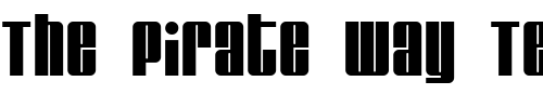 Font : Glare Custom Text : The Pirate Way Test your own text here Click to download or to view this font on a tshirt that can be custom printed in Bali