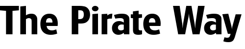 Font : Glasgow-DemiBold Custom Text : The Pirate Way Test your own text here Click to download or to view this font on a tshirt that can be custom printed in Bali