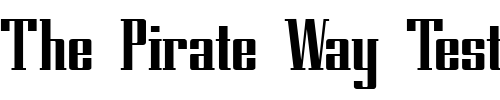 Font : Glasnost-Regular Custom Text : The Pirate Way Test your own text here Click to download or to view this font on a tshirt that can be custom printed in Bali