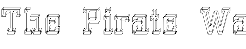 Font : GlassBlocks Custom Text : The Pirate Way Test your own text here Click to download or to view this font on a tshirt that can be custom printed in Bali