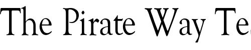 Font : Glennis-Condensed-REGULAR Custom Text : The Pirate Way Test your own text here Click to download or to view this font on a tshirt that can be custom printed in Bali