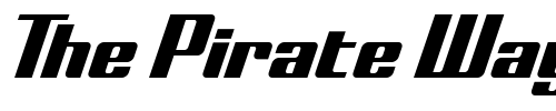 Font : Global-Regular Custom Text : The Pirate Way Test your own text here Click to download or to view this font on a tshirt that can be custom printed in Bali