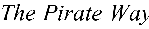 Font : Globes-Italic Custom Text : The Pirate Way Test your own text here Click to download or to view this font on a tshirt that can be custom printed in Bali