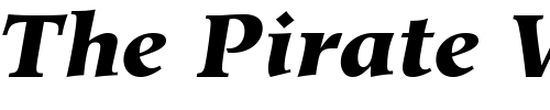 Font : Glossary-Black-SSi-Black-Italic Custom Text : The Pirate Way Test your own text here Click to download or to view this font on a tshirt that can be custom printed in Bali