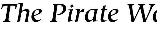 Font : Glossary-Medium-SSi-Medium-Italic Custom Text : The Pirate Way Test your own text here Click to download or to view this font on a tshirt that can be custom printed in Bali