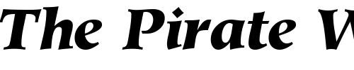 Font : GlossaryBlackSSK-Italic Custom Text : The Pirate Way Test your own text here Click to download or to view this font on a tshirt that can be custom printed in Bali