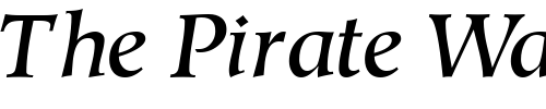 Font : GlossaryMediumSSK-Italic Custom Text : The Pirate Way Test your own text here Click to download or to view this font on a tshirt that can be custom printed in Bali