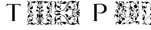 Font : GlossoInitials Custom Text : The Pirate Way Test your own text here Click to download or to view this font on a tshirt that can be custom printed in Bali