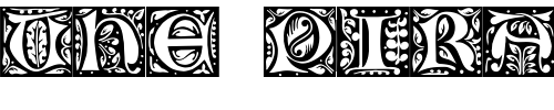 Font : Gloucester-Initialen Custom Text : The Pirate Way Test your own text here Click to download or to view this font on a tshirt that can be custom printed in Bali