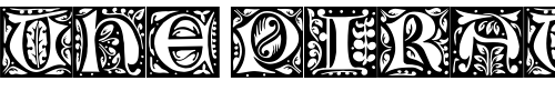 Font : Gloucester-Initials Custom Text : The Pirate Way Test your own text here Click to download or to view this font on a tshirt that can be custom printed in Bali