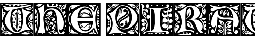 Font : GloucesterInitials-Regular Custom Text : The Pirate Way Test your own text here Click to download or to view this font on a tshirt that can be custom printed in Bali