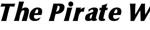 Font : GlyphSSK-Italic Custom Text : The Pirate Way Test your own text here Click to download or to view this font on a tshirt that can be custom printed in Bali