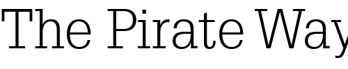 Font : Glypha-LT-45-Light Custom Text : The Pirate Way Test your own text here Click to download or to view this font on a tshirt that can be custom printed in Bali