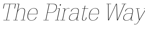 Font : Glypha35-Thin-Oblique Custom Text : The Pirate Way Test your own text here Click to download or to view this font on a tshirt that can be custom printed in Bali
