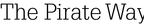 Font : Glypha45-Light Custom Text : The Pirate Way Test your own text here Click to download or to view this font on a tshirt that can be custom printed in Bali