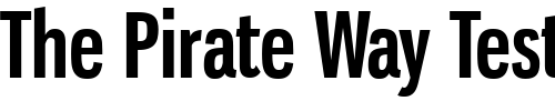 Font : Gnuolane Custom Text : The Pirate Way Test your own text here Click to download or to view this font on a tshirt that can be custom printed in Bali