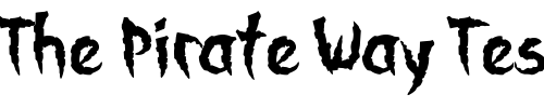 Font : Goatbeard Custom Text : The Pirate Way Test your own text here Click to download or to view this font on a tshirt that can be custom printed in Bali