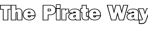 Font : Goffik-Outline Custom Text : The Pirate Way Test your own text here Click to download or to view this font on a tshirt that can be custom printed in Bali
