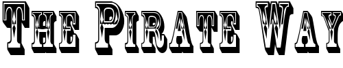 Font : GoldRushCondensed Custom Text : The Pirate Way Test your own text here Click to download or to view this font on a tshirt that can be custom printed in Bali