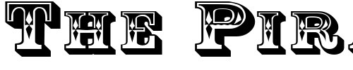 Font : GoldRushExtended Custom Text : The Pirate Way Test your own text here Click to download or to view this font on a tshirt that can be custom printed in Bali