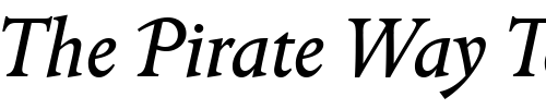 Font : Golden-Cockerel-ITC-Italic Custom Text : The Pirate Way Test your own text here Click to download or to view this font on a tshirt that can be custom printed in Bali