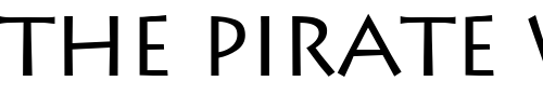 Font : Gomorrah Custom Text : The Pirate Way Test your own text here Click to download or to view this font on a tshirt that can be custom printed in Bali