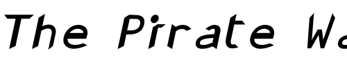 Font : Gonza-BoldOblique Custom Text : The Pirate Way Test your own text here Click to download or to view this font on a tshirt that can be custom printed in Bali