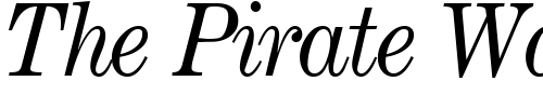 Font : Good-Regular-ttstd Custom Text : The Pirate Way Test your own text here Click to download or to view this font on a tshirt that can be custom printed in Bali