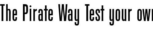 Font : Goodge-Regular Custom Text : The Pirate Way Test your own text here Click to download or to view this font on a tshirt that can be custom printed in Bali