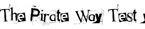 Font : Got-heroin Custom Text : The Pirate Way Test your own text here Click to download or to view this font on a tshirt that can be custom printed in Bali