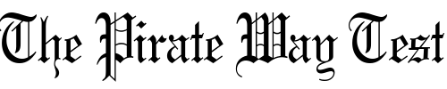 Font : Gothic-57-Thin-Normal Custom Text : The Pirate Way Test your own text here Click to download or to view this font on a tshirt that can be custom printed in Bali