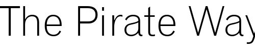 Font : Gothic-720-Light-BT Custom Text : The Pirate Way Test your own text here Click to download or to view this font on a tshirt that can be custom printed in Bali
