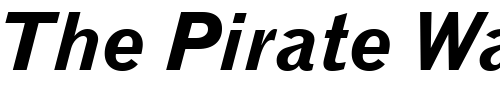 Font : Gothic720-BT-Bold-Italic Custom Text : The Pirate Way Test your own text here Click to download or to view this font on a tshirt that can be custom printed in Bali