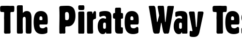 Font : Gothic821-Cn-BT Custom Text : The Pirate Way Test your own text here Click to download or to view this font on a tshirt that can be custom printed in Bali