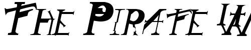 Font : GothicRock-Italic Custom Text : The Pirate Way Test your own text here Click to download or to view this font on a tshirt that can be custom printed in Bali