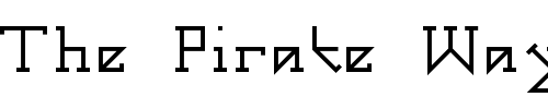 Font : Gotika-Serifai-A Custom Text : The Pirate Way Test your own text here Click to download or to view this font on a tshirt that can be custom printed in Bali
