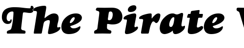 Font : Goudy-Heavyface-Italic Custom Text : The Pirate Way Test your own text here Click to download or to view this font on a tshirt that can be custom printed in Bali