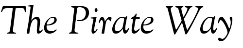 Font : Goudy-SSi-Italic Custom Text : The Pirate Way Test your own text here Click to download or to view this font on a tshirt that can be custom printed in Bali