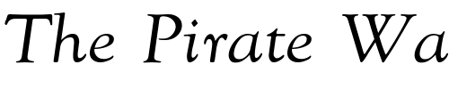 Font : GoudyExt-Norm-2 Custom Text : The Pirate Way Test your own text here Click to download or to view this font on a tshirt that can be custom printed in Bali