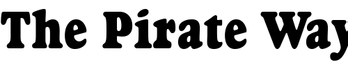 Font : GoudyHvyface-Cn-BT Custom Text : The Pirate Way Test your own text here Click to download or to view this font on a tshirt that can be custom printed in Bali