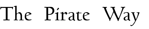Font : GoundyHundred-I Custom Text : The Pirate Way Test your own text here Click to download or to view this font on a tshirt that can be custom printed in Bali