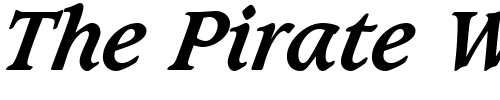 Font : Grammateus-SSi-Bold-Italic Custom Text : The Pirate Way Test your own text here Click to download or to view this font on a tshirt that can be custom printed in Bali