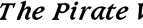 Font : GrammateusSSK-BoldItalic Custom Text : The Pirate Way Test your own text here Click to download or to view this font on a tshirt that can be custom printed in Bali