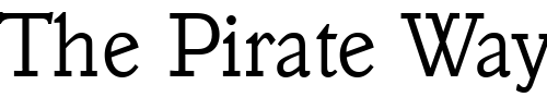 Font : Granada-Xlight Custom Text : The Pirate Way Test your own text here Click to download or to view this font on a tshirt that can be custom printed in Bali