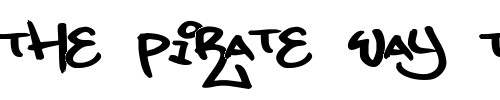 Font : Grand-Stylus Custom Text : The Pirate Way Test your own text here Click to download or to view this font on a tshirt that can be custom printed in Bali