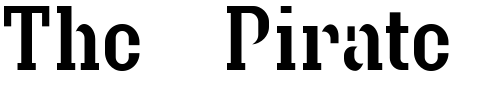 Font : Granite-SemiStencil Custom Text : The Pirate Way Test your own text here Click to download or to view this font on a tshirt that can be custom printed in Bali